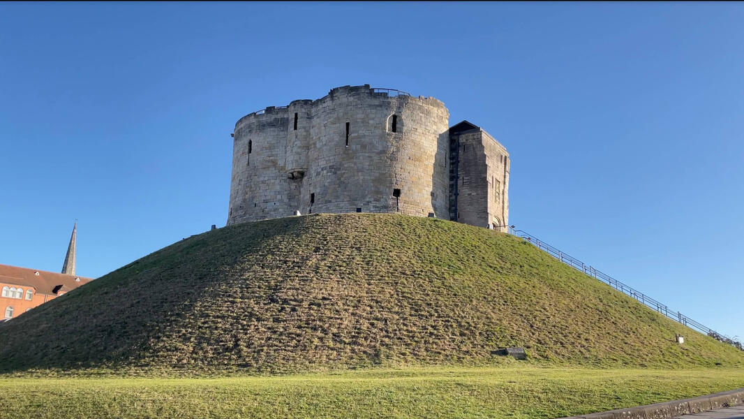 Clifford's Tower in York Clifford's Tower in York